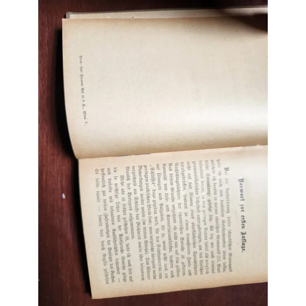 Lehrbuch der Schwedischen Sprache Poestion Antique German Swedish Book HC